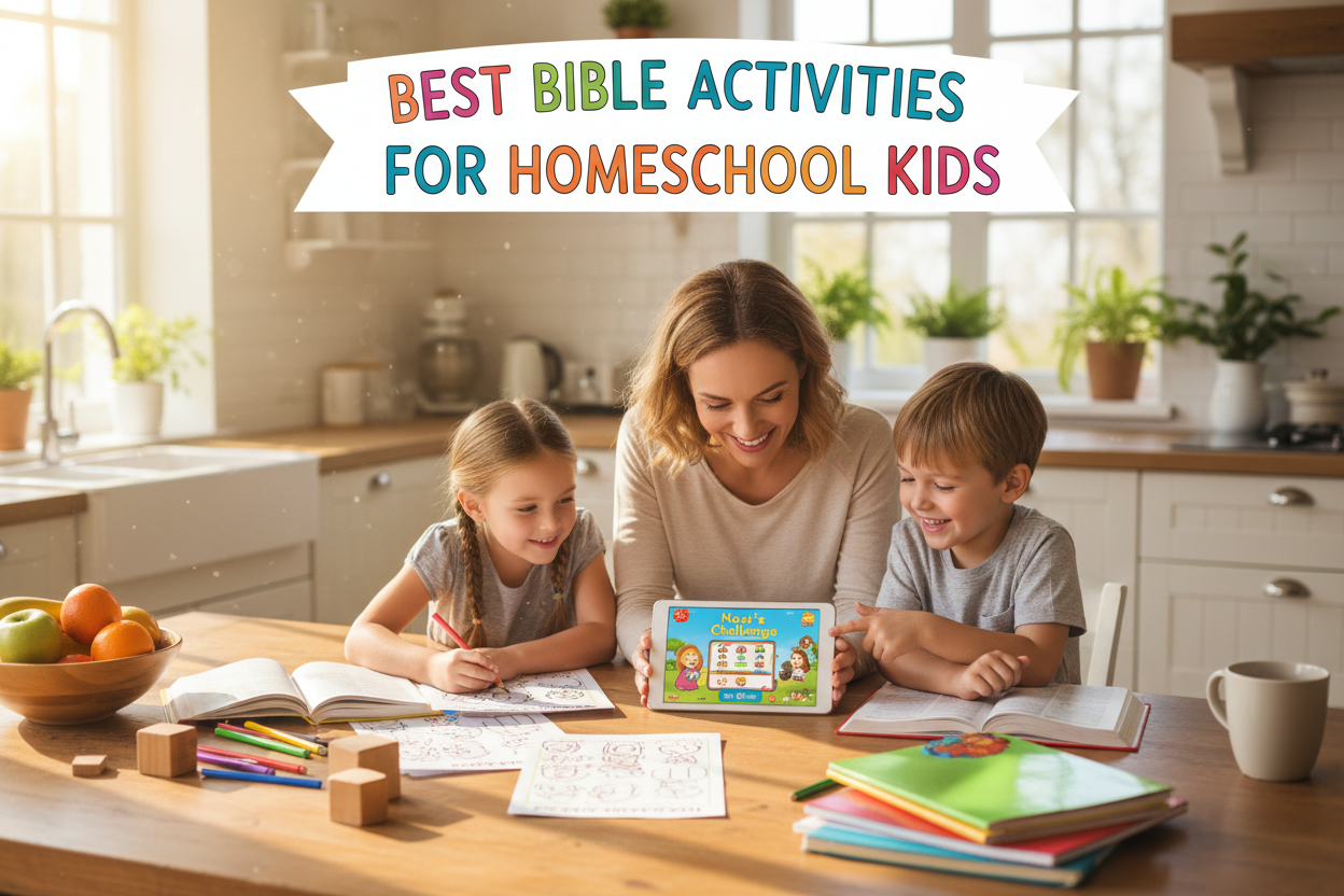 Best Bible Activities for Homeschool Kids (Fun, Easy & Educational)