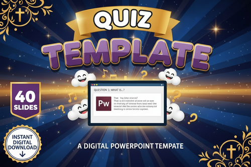40-Slide Quiz Template